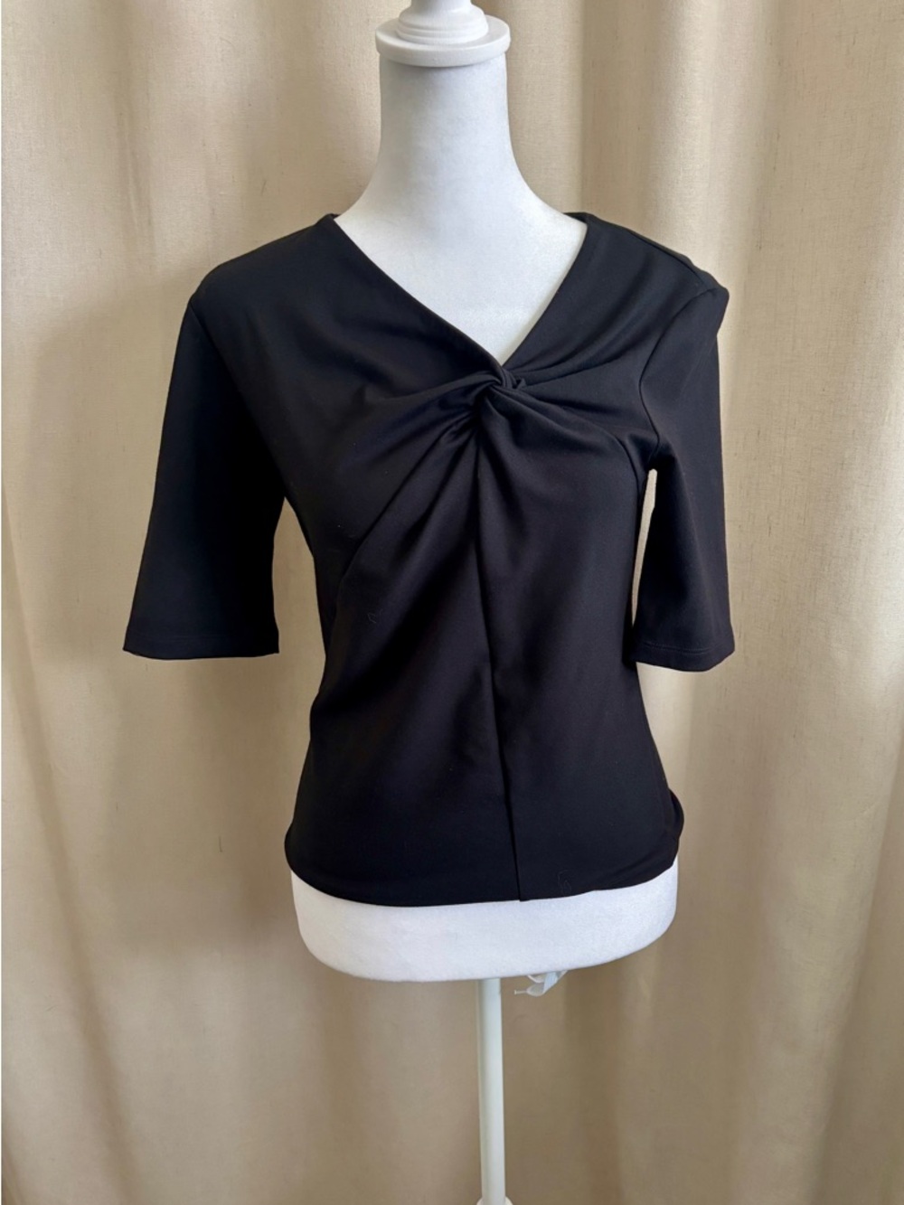 Club Monaco Knot-Front Shirt | Size S